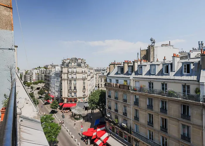 Luminous 1bdr Witha C&balcony-marais Louvre Apartmán *