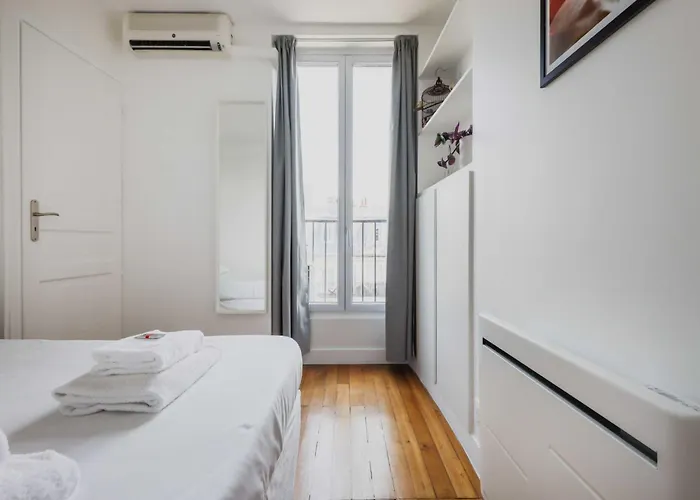 Apartmán Luminous 1bdr Witha C&balcony-marais Louvre