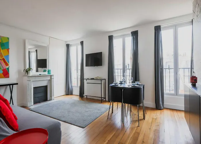 Apartmán Luminous 1bdr Witha C&balcony-marais Louvre