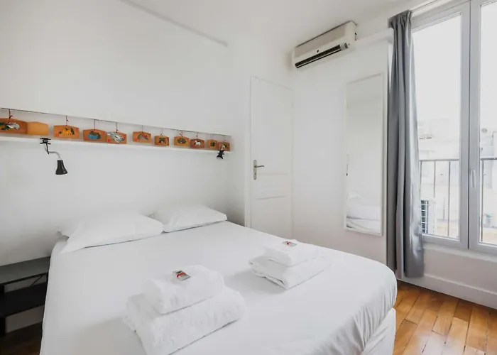 Apartmán Luminous 1bdr Witha C&balcony-marais Louvre Paříž